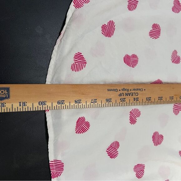 Torrid Cream Blouse with Pink Heart Pattern - Picture 11 of 11